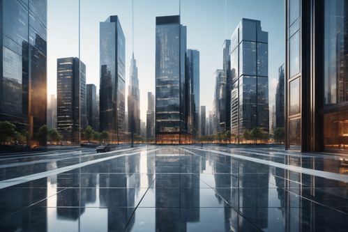 光影中的城市地標(biāo) 房地產(chǎn)高樓大廈攝影藝術(shù)